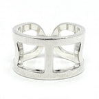 Hermes Chaine D'ancre 51 Ring Silver — view 7