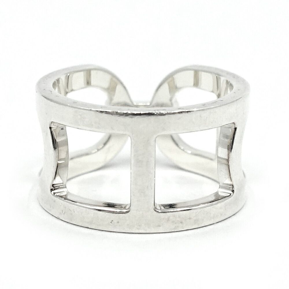 Hermes Chaine D'ancre 51 Ring Silver — view 7
