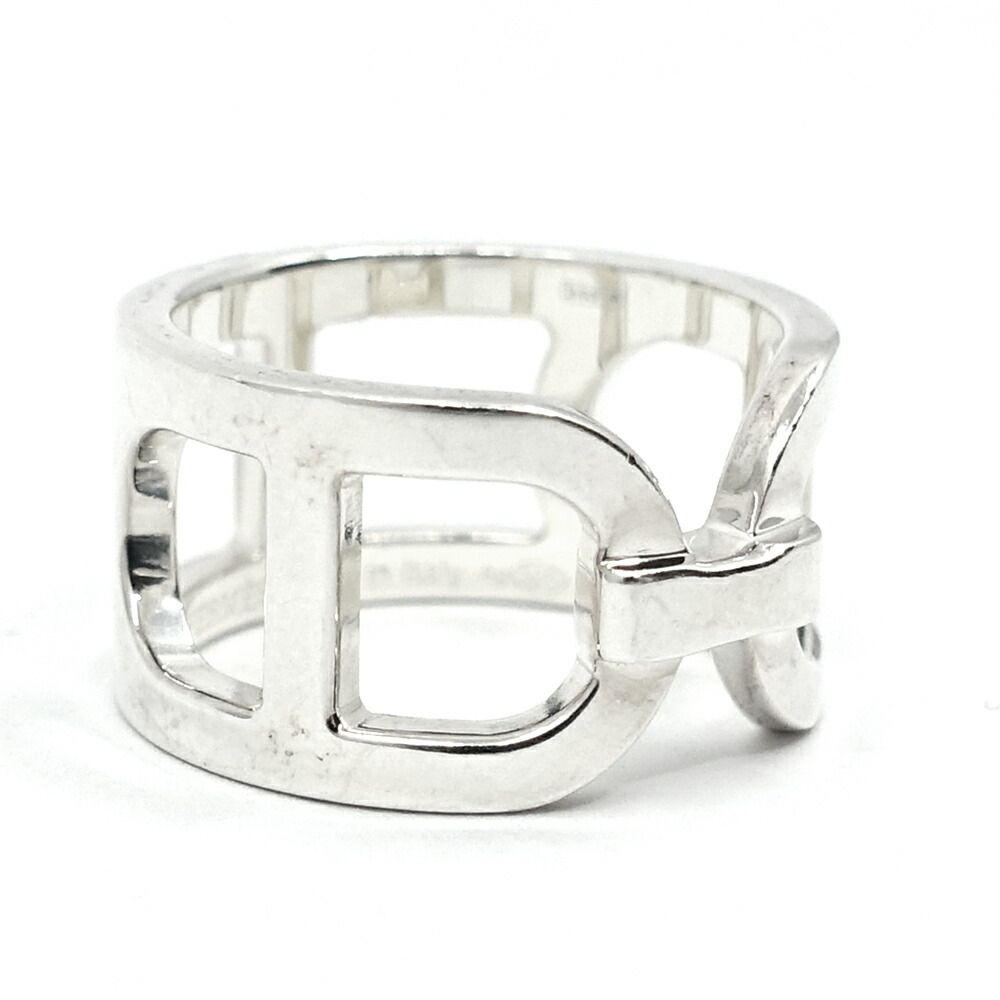 Hermes Chaine D'ancre 51 Ring Silver — view 4