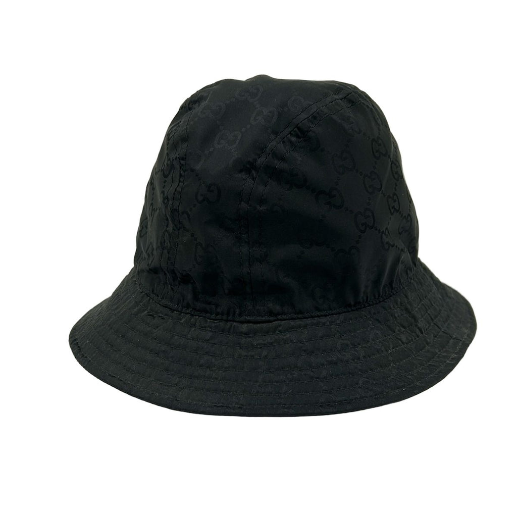 Gucci Hat L Black GG Pattern Sherry