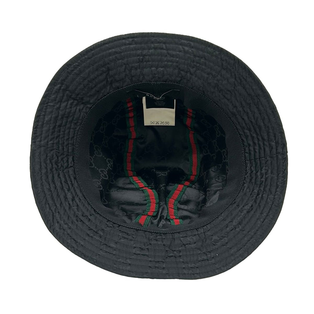 Gucci Hat L Black GG Pattern Sherry — view 4