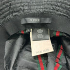 Gucci Hat L Black GG Pattern Sherry — view 5