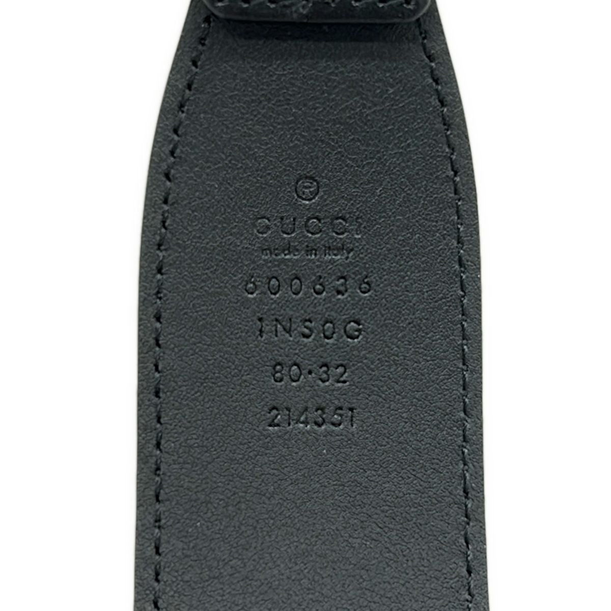 Gucci Belt 80 32 Black Gold Horsebit Leather — view 4