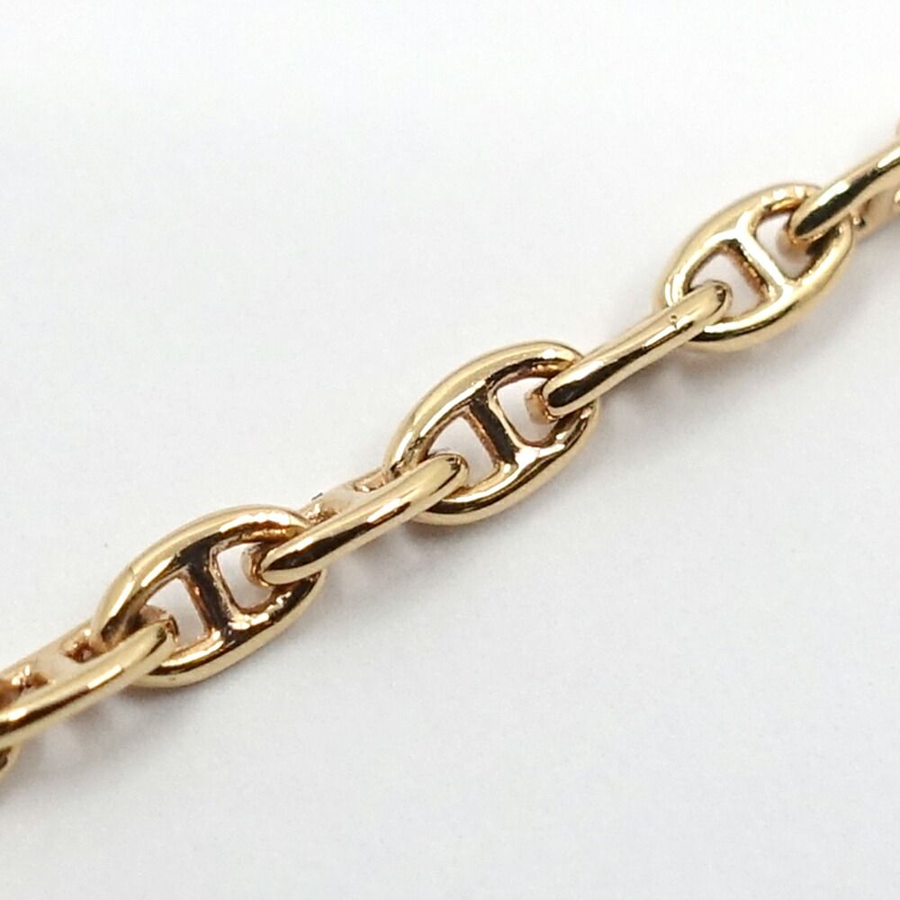 Hermes Chaine D'ancre Farandole Bracelet Pink Gold Pave Diamond — view 7