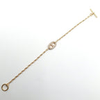 Hermes Chaine D'ancre Farandole Bracelet Pink Gold Pave Diamond — view 8