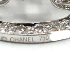 Chanel 18k White Gold Camellia Diamond Pave Pendant — view 7