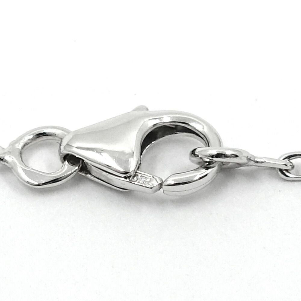 Chanel 18k White Gold Camellia Diamond Pave Pendant — view 6