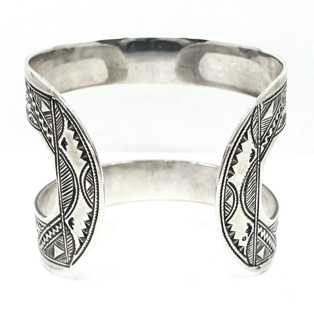 Hermes Bracelet Touareg Bangle Silver — view 5