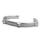 Hermes Bracelet Athena Arjan Bangle Leather Metal — view 3
