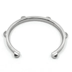 Hermes Bracelet Athena Arjan Bangle Leather Metal — view 6