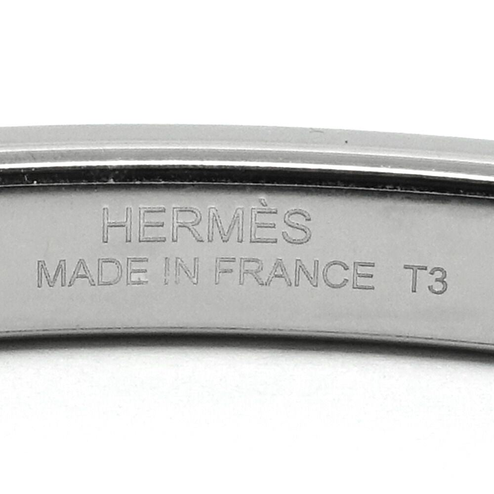 Hermes Bracelet Athena Arjan Bangle Leather Metal — view 7