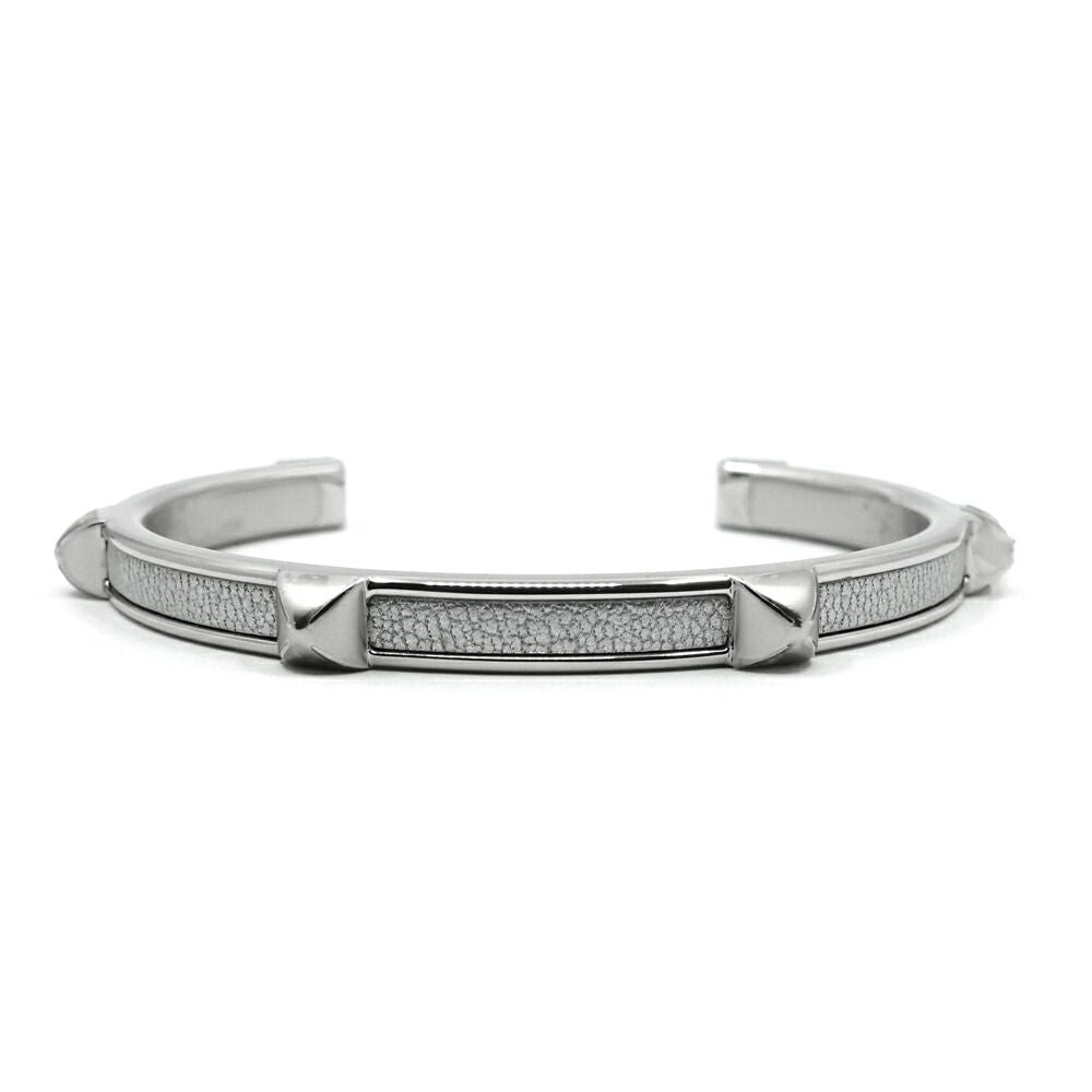 Hermes Bracelet Athena Arjan Bangle Leather Metal