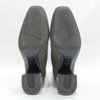 Hermes Vol Vert Short Boots 37.5 JP..5 cm Khaki Black — view 7