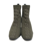 Hermes Vol Vert Short Boots 37.5 JP..5 cm Khaki Black — view 3