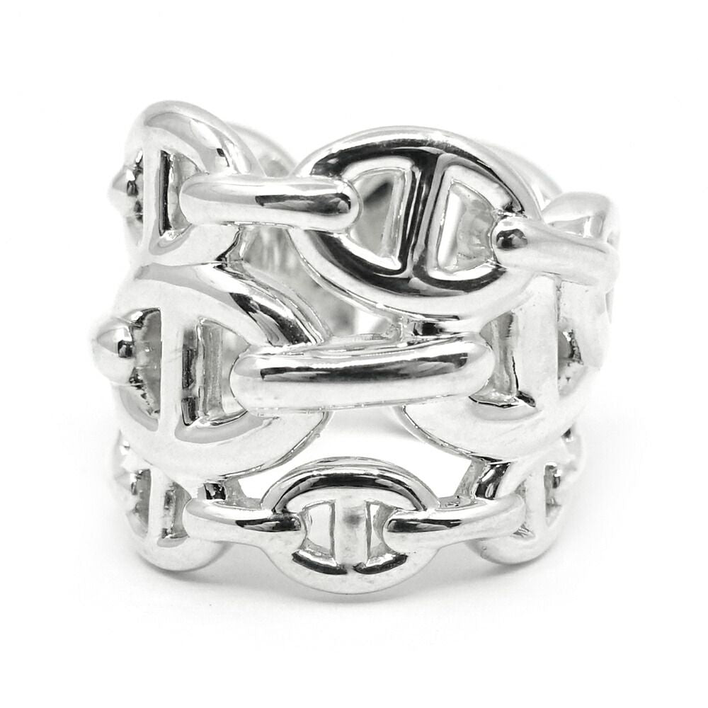 Hermes Chaine D'ancre GM 52 Ring Silver Polished