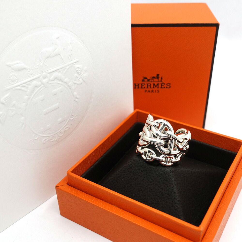 Hermes Chaine D'ancre GM 52 Ring Silver Polished — view 9