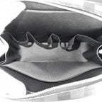 Louis Vuitton Pouch Damier Graphite Trousse Suspense Double Travel Black Silver — view 5