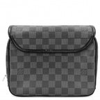 Louis Vuitton Pouch Damier Graphite Trousse Suspense Double Travel Black Silver — view 2