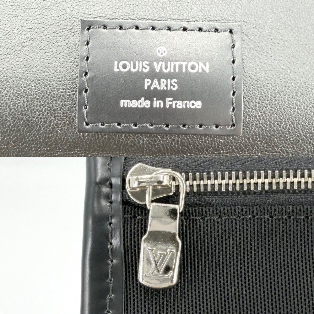 Louis Vuitton Pouch Damier Graphite Trousse Suspense Double Travel Black Silver — view 6