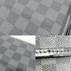 Louis Vuitton Pouch Damier Graphite Trousse Suspense Double Travel Black Silver — view 7