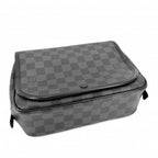 Louis Vuitton Pouch Damier Graphite Trousse Suspense Double Travel Black Silver — view 3