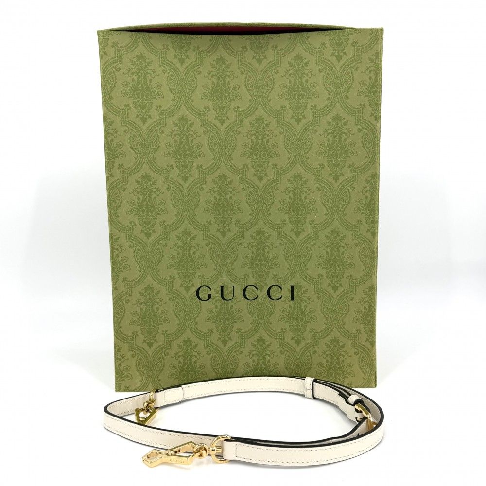 Gucci 2-Way Horsebit Small Top Handle Shoulder Bag Crossbody GG Supreme Canvas — view 8