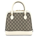 Gucci 2-Way Horsebit Small Top Handle Shoulder Bag Crossbody GG Supreme Canvas — view 2