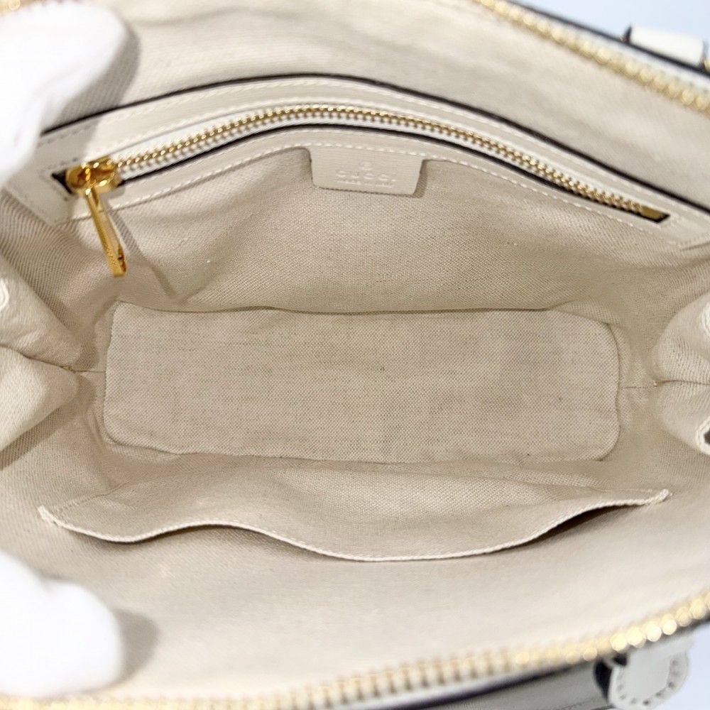 Gucci 2-Way Horsebit Small Top Handle Shoulder Bag Crossbody GG Supreme Canvas — view 4