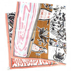 Hermes Shawl Carre Geant Rayures D'ete Scarf Large 140 Cashmere Silk Multicolor