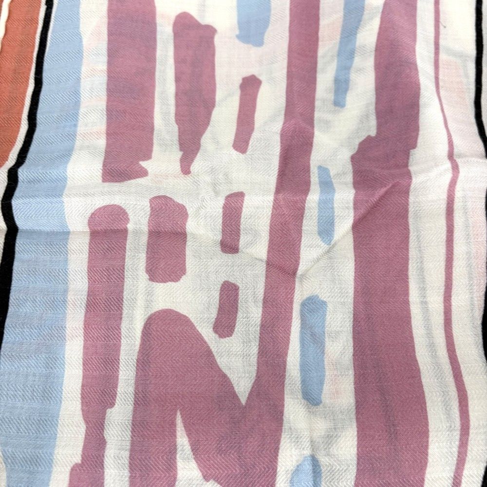 Hermes Shawl Carre Geant Rayures D'ete Scarf Large 140 Cashmere Silk Multicolor — view 5