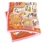 Hermes Shawl Carre Geant la Maison Des Carres Scarf Large de 140 Cashmere Silk — view 2