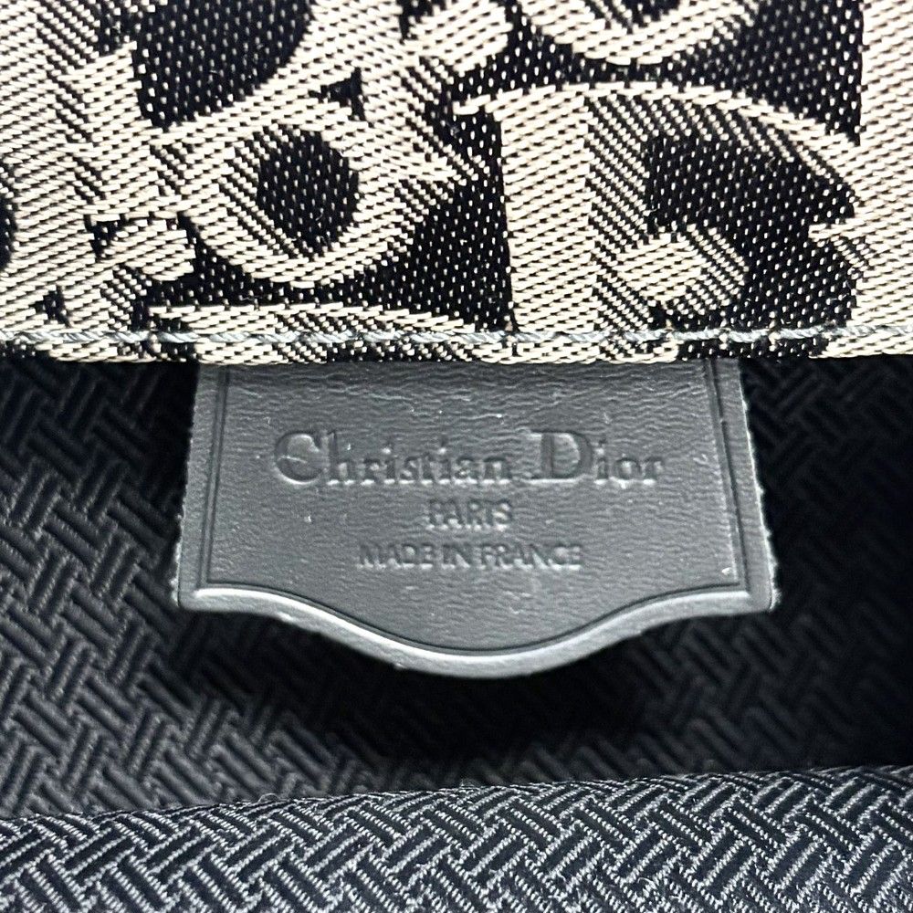 Dior Shoulder Bag Trotter Drawstring Crossbody Gold Black — view 5
