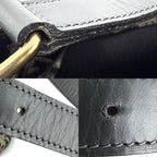 Dior Shoulder Bag Trotter Drawstring Crossbody Gold Black — view 6