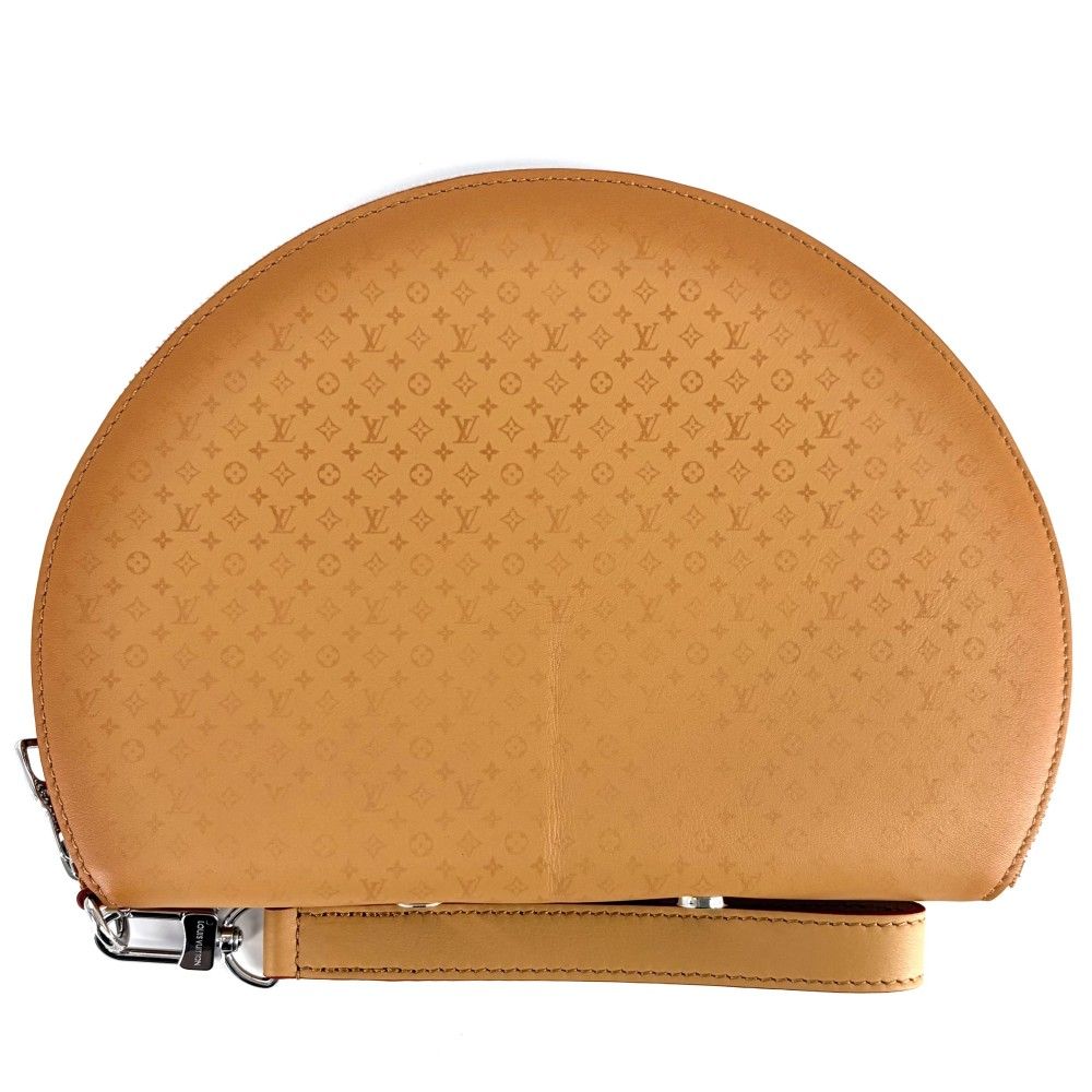 Louis Vuitton Clutch Monogram Fortune Cookies Second Pouch Brown Silver