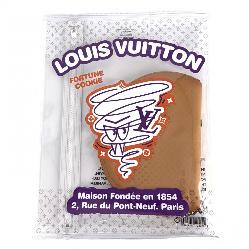 Louis Vuitton Clutch Monogram Fortune Cookies Second Pouch Brown Silver — view 9