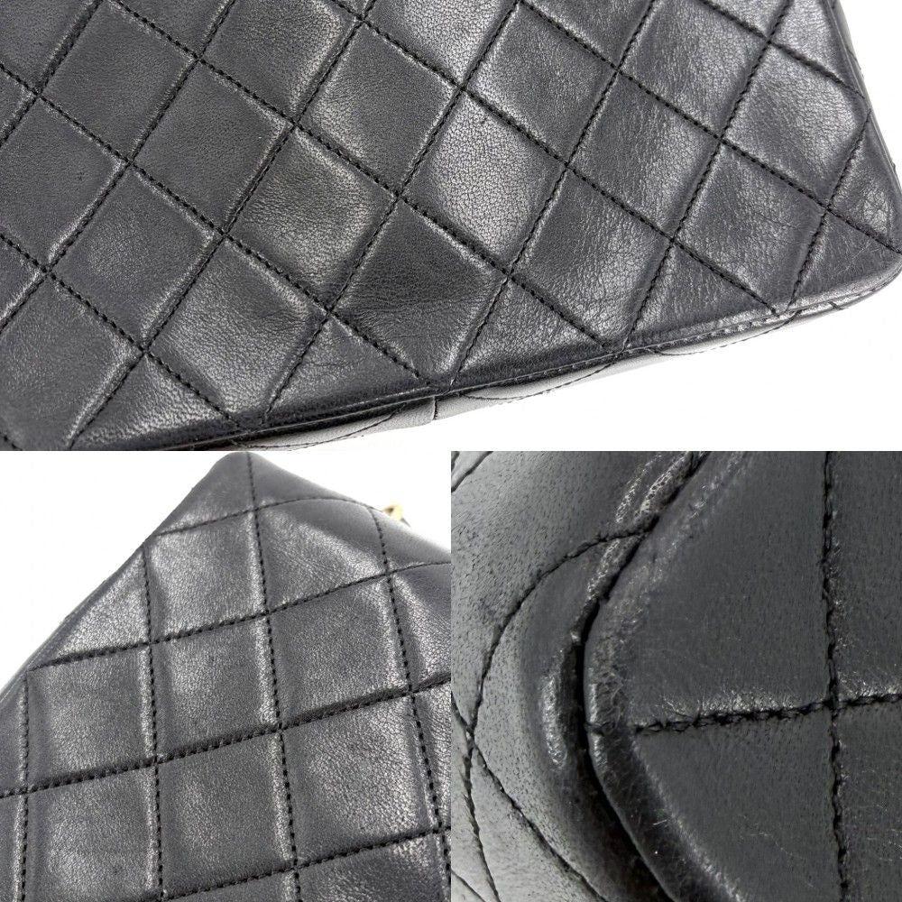 Chanel Shoulder Bag Mini Quilted Chain Turnlock Crossbody Mini Vintage CC Logo — view 6