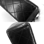 Chanel Shoulder Bag Mini Quilted Chain Turnlock Crossbody Mini Vintage CC Logo — view 7