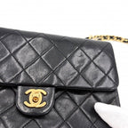 Chanel Shoulder Bag Mini Quilted Chain Turnlock Crossbody Mini Vintage CC Logo — view 9