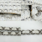 Chanel Shoulder Bag Quilted 25 CC Logo Bag Crossbody Double Flap Chain Tweed — view 7