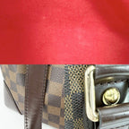 Louis Vuitton Tote Hampstead PM Handbag Shoulder Damier Canvas Brown Gold — view 8