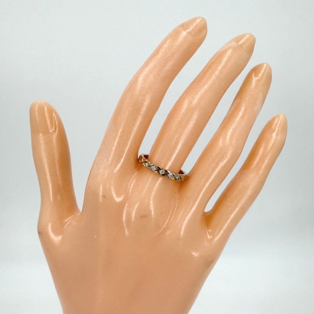 Chanel Ring Coco Crush Mini Diamond 18k PG 51 Gold — view 2