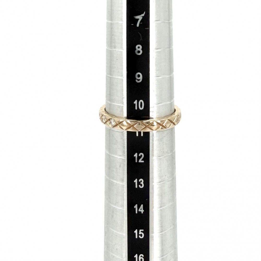 Chanel Ring Coco Crush Mini Diamond 18k PG 51 Gold — view 5