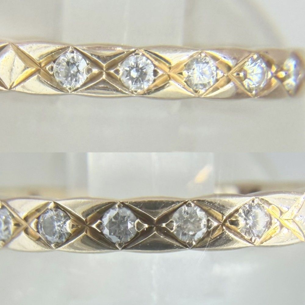 Chanel Ring Coco Crush Mini Diamond 18k PG 51 Gold — view 3