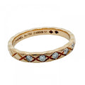 Chanel Ring Coco Crush Mini Diamond 18k PG 51 Gold