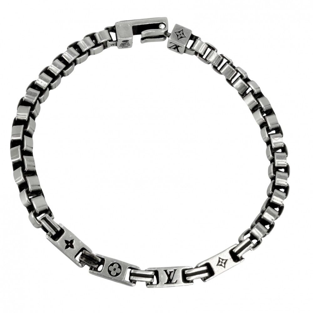 Louis Vuitton Bracelet Monogram LV Terra M 925 Sterling Silver