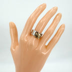 Hermes Ring Ribbon Russet Vintage 52 18k 925 Sterling Silver — view 2