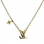 Louis Vuitton Necklace LV Iconic Pendant with Adjuster Star Rhinestone Gold — view 2