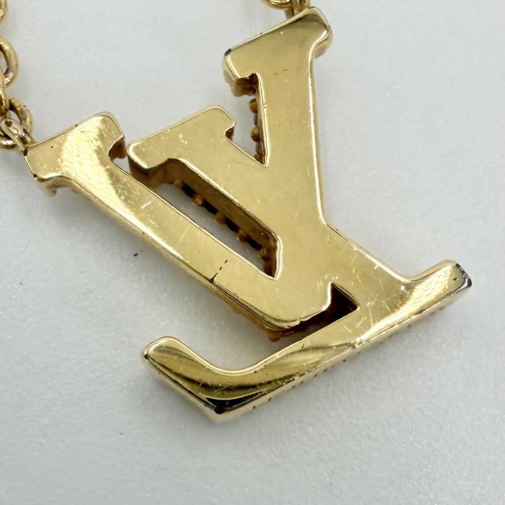 Louis Vuitton Necklace LV Iconic Pendant with Adjuster Star Rhinestone Gold — view 7