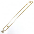 Louis Vuitton Necklace LV Iconic Pendant with Adjuster Star Rhinestone Gold — view 5