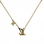 Louis Vuitton Necklace LV Iconic Pendant with Adjuster Star Rhinestone Gold — view 2